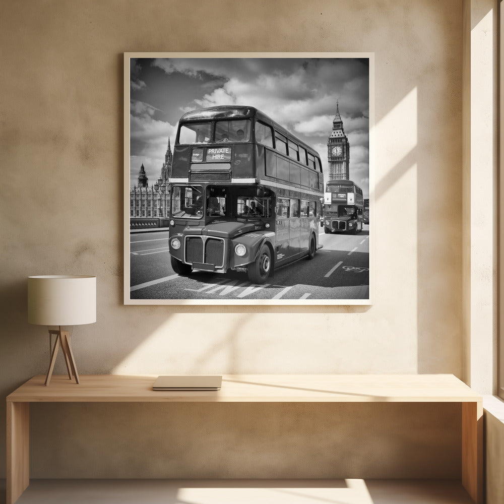 Wall art LONDON Classical Streetscene
