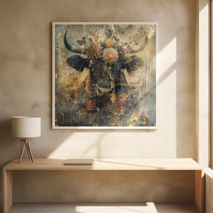 Wandbild Floral Tiere Vintage Kunst Illustration 10