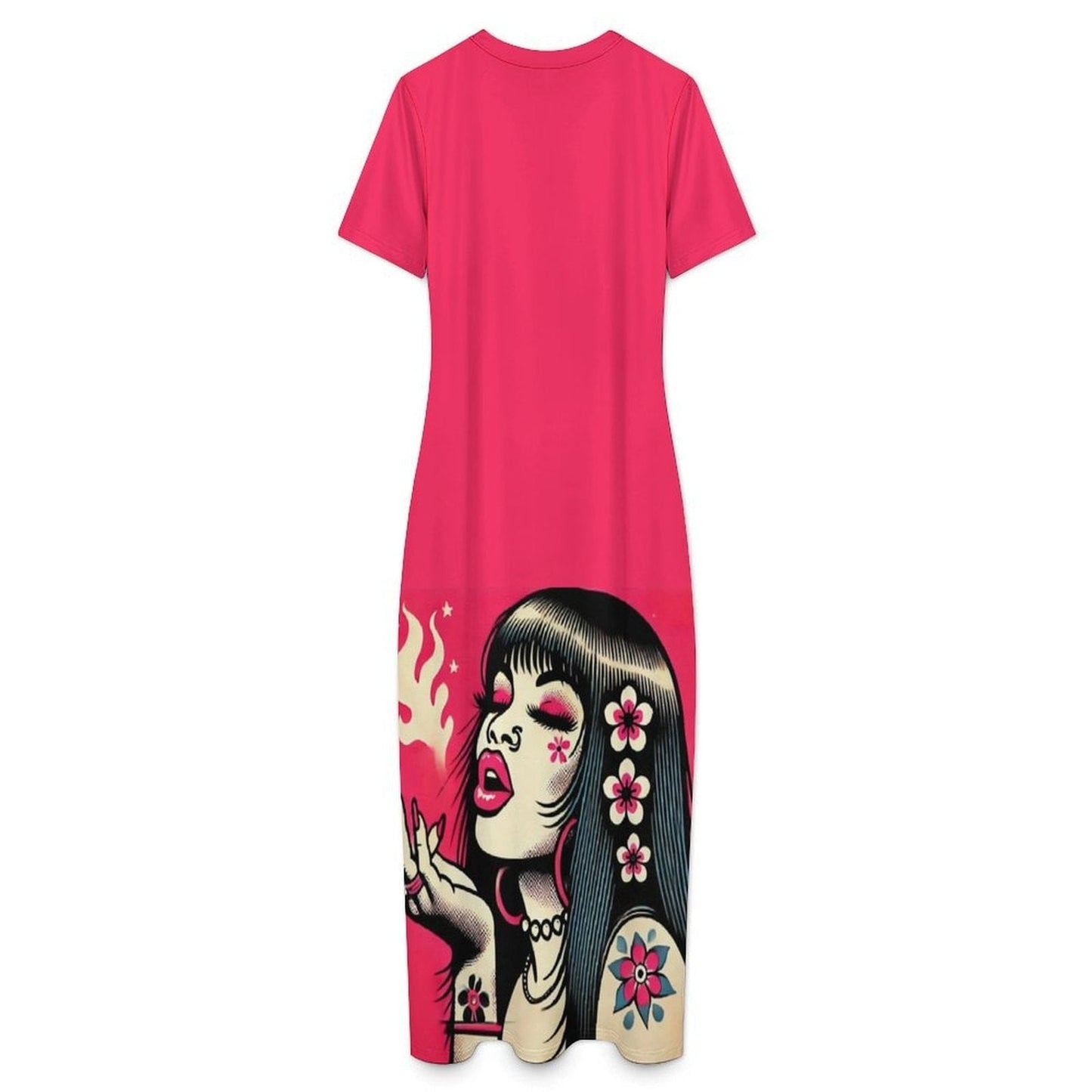 Pink Diesel midi bodycon dress