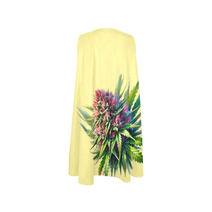 Pink Kush Sleeveless A-Line Pocket Dress