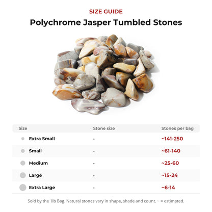 Polychrome Jasper Tumbled Stones