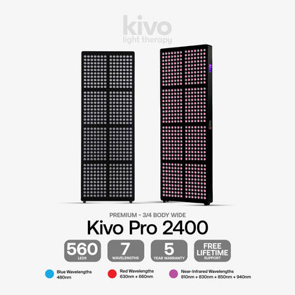 Kivo Pro 2400: Premium Extra Large Red Light Therapy Panel