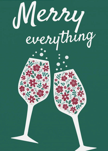 Wall art Merry Everything Canvas Print