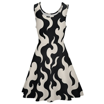 Puff Skater Dress