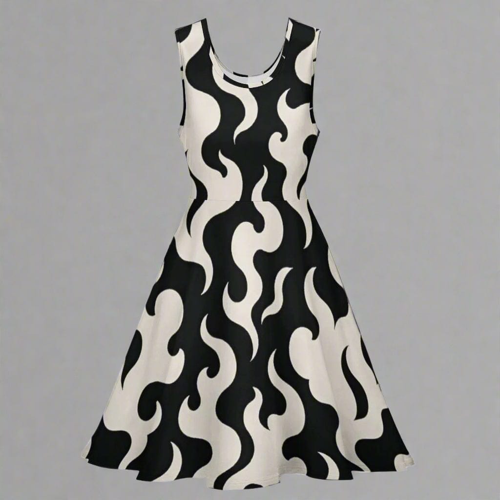 Puff Skater Dress
