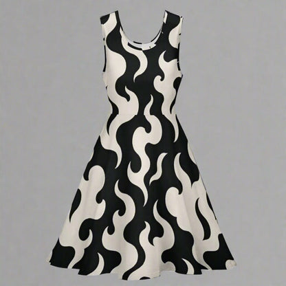 Puff Skater Dress