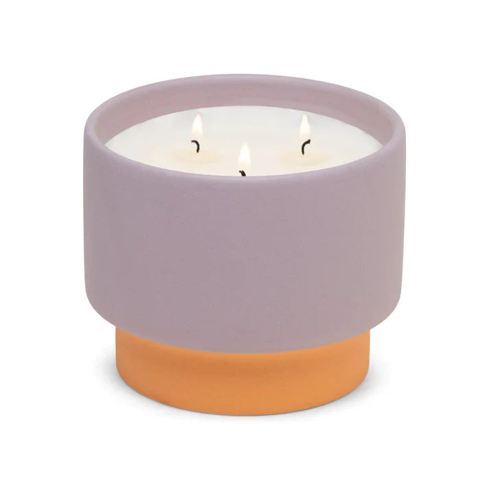 Color Block 16 oz Kerze – Violett + Vanille von Paddywax