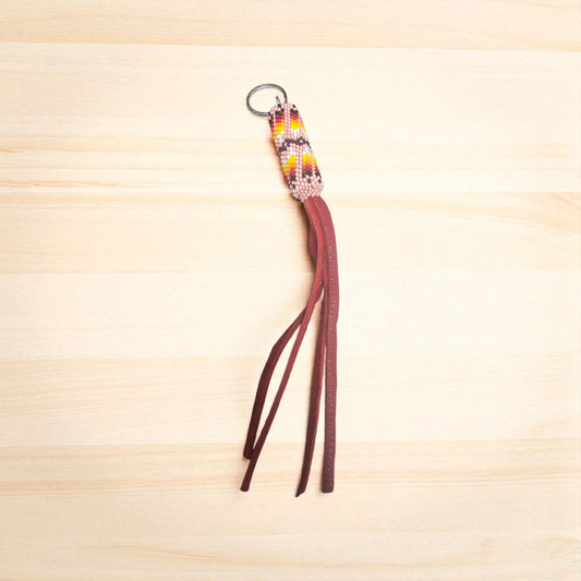 OLDTRIBES™  pink Beaded Keychain