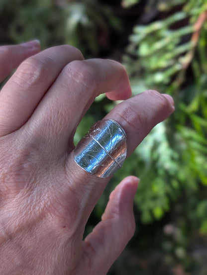 Beech Ring – Sterling Silver Botanical Statement Ring