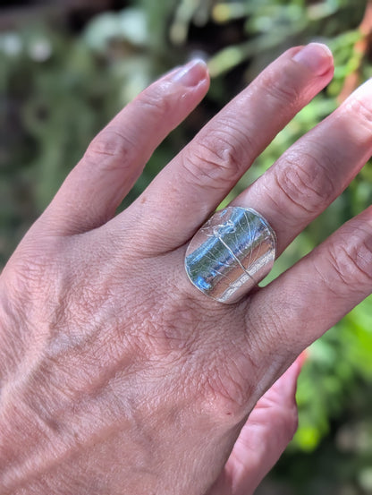 Beech Ring – Sterling Silver Botanical Statement Ring