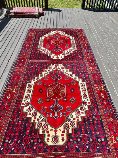Rojan | 10' 2" x 4' 11" | Vintage Senneh Rug