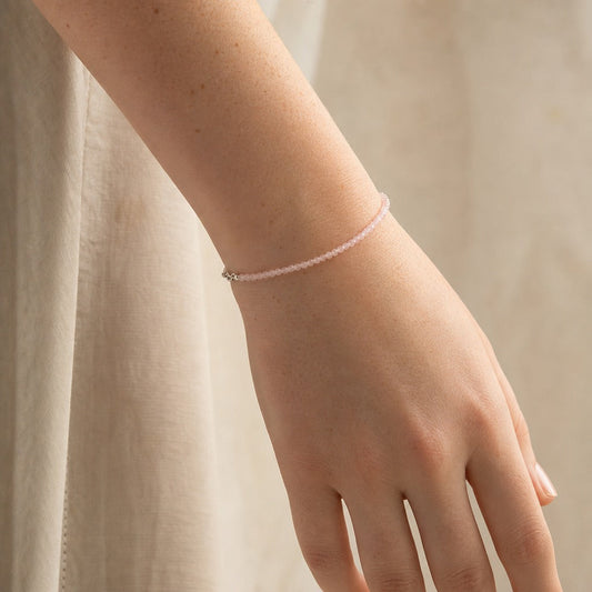 Rose Quartz Bracelet - 2-3mm