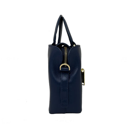 Sac à main deux en un, bleu Marine | Clarence - PRÉCOMMANDE