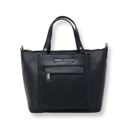 Sac à main en cuir noir | Lina