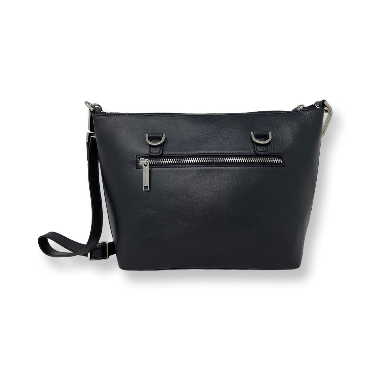 Sac à main en cuir noir | Lina
