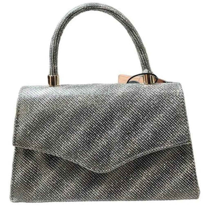 Sac de soirée brillant avec poignée