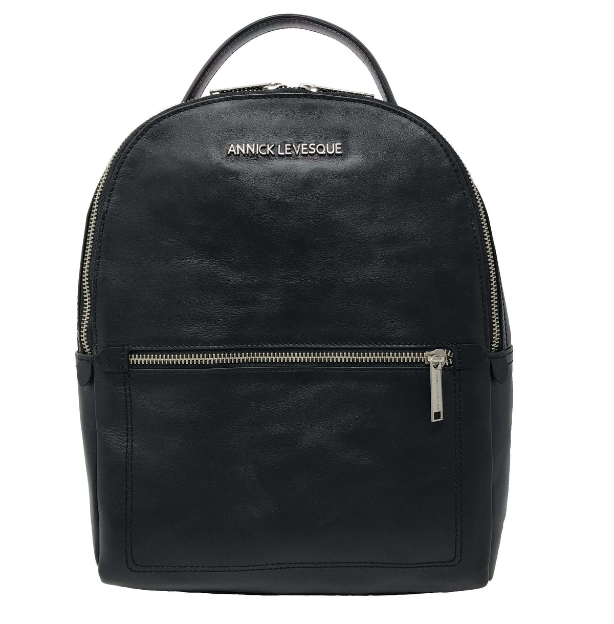 Sac à dos en Cuir véritable Noir, Eve PRÉCOMMANDE_PREORDER