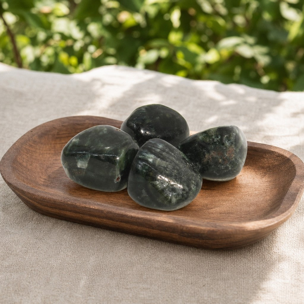 Seraphinite A Tumbled Stones