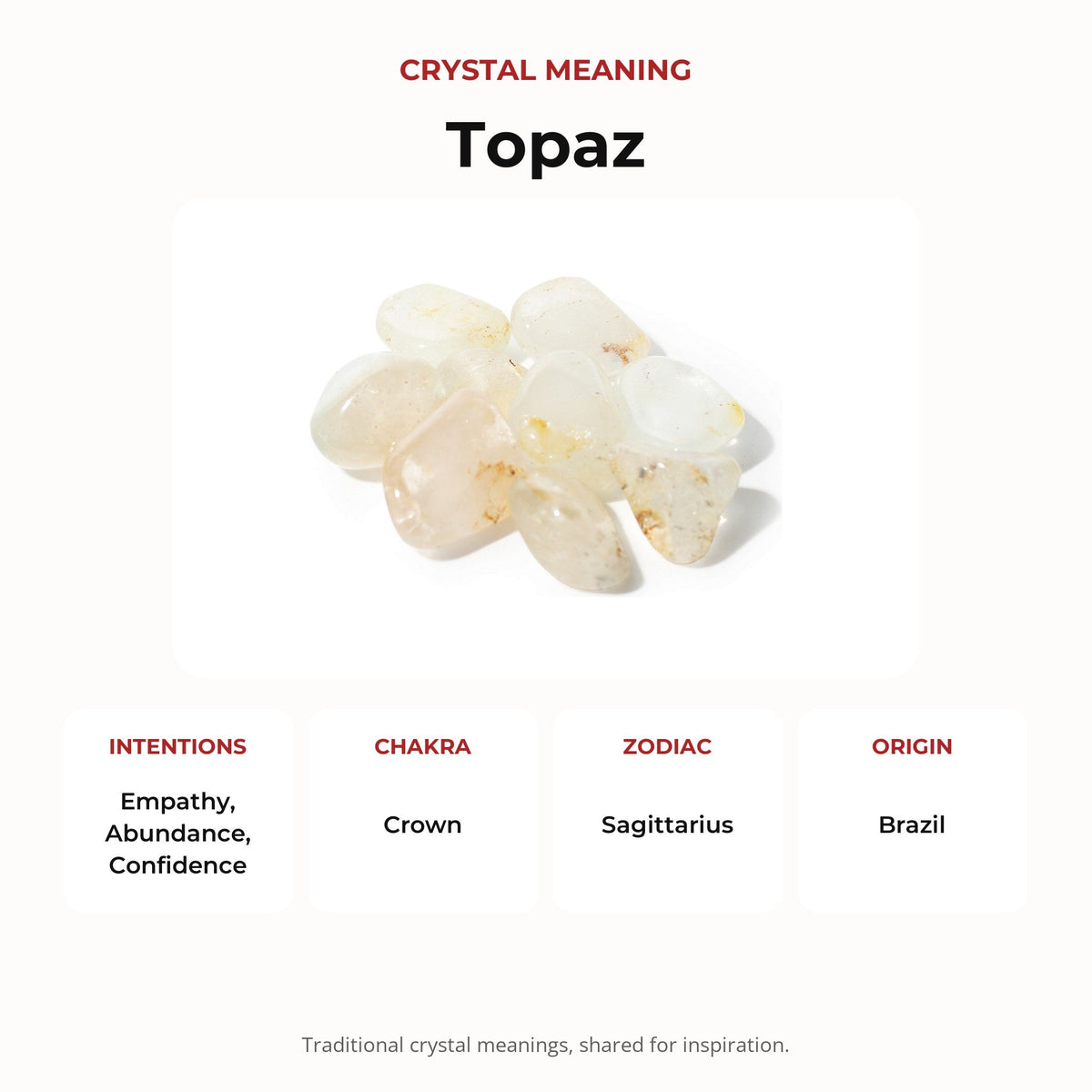 Silver Topaz Tumbled Stones