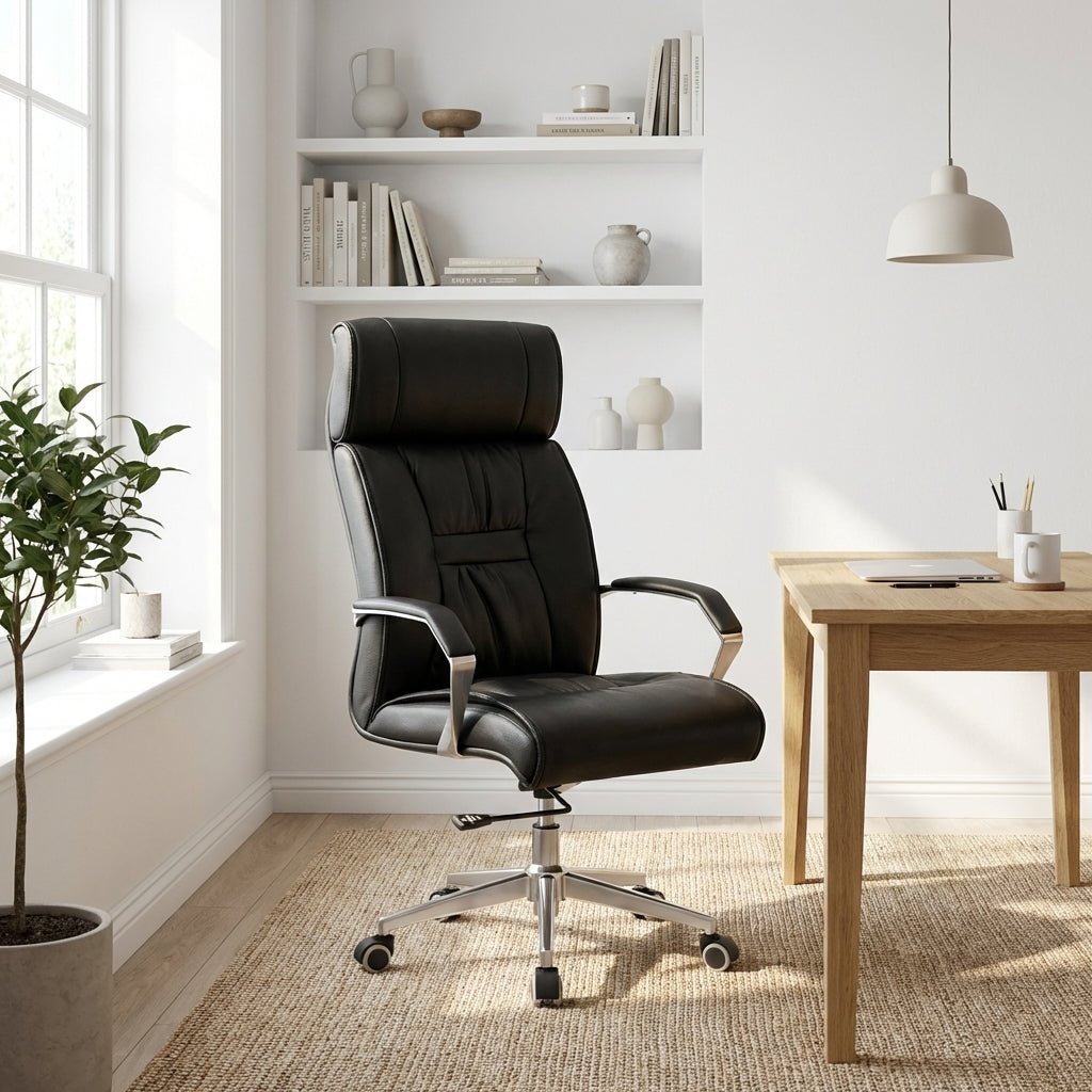 Sintra Full-Grain Leather Office Chair