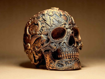 Ornate Skull - Gothic Skull Series