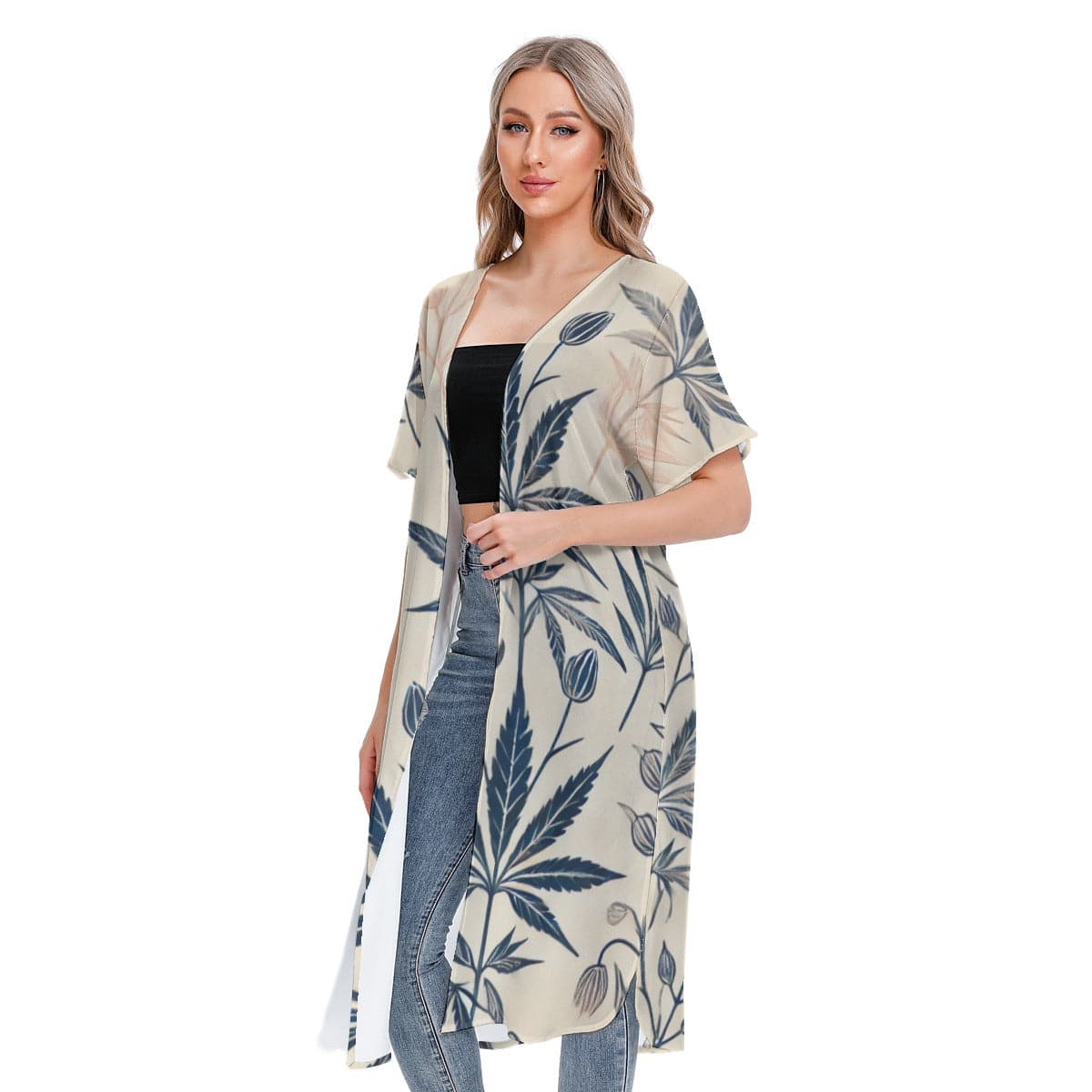 Soft Sativa Short Sleeve Cardigan