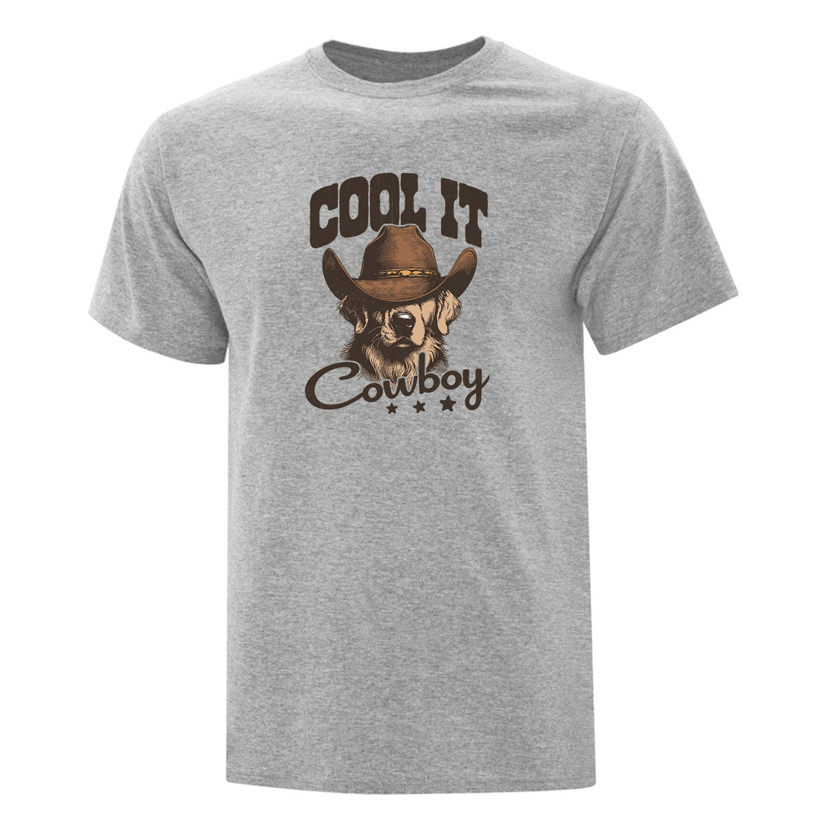 T-shirt "Cool it cowboy" imprimé