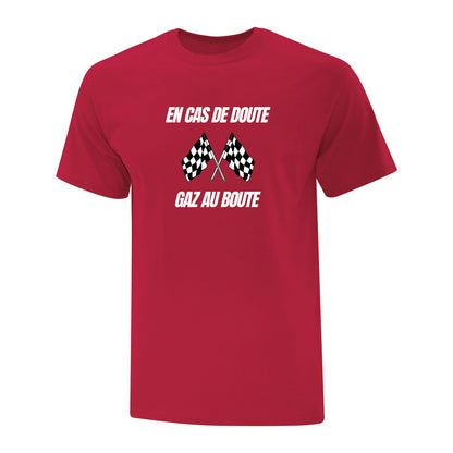 T-shirt "Gaz au boute" imprimé