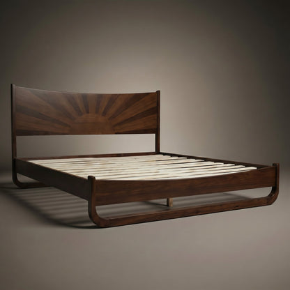 Sunset Solid Wood Bed Frame