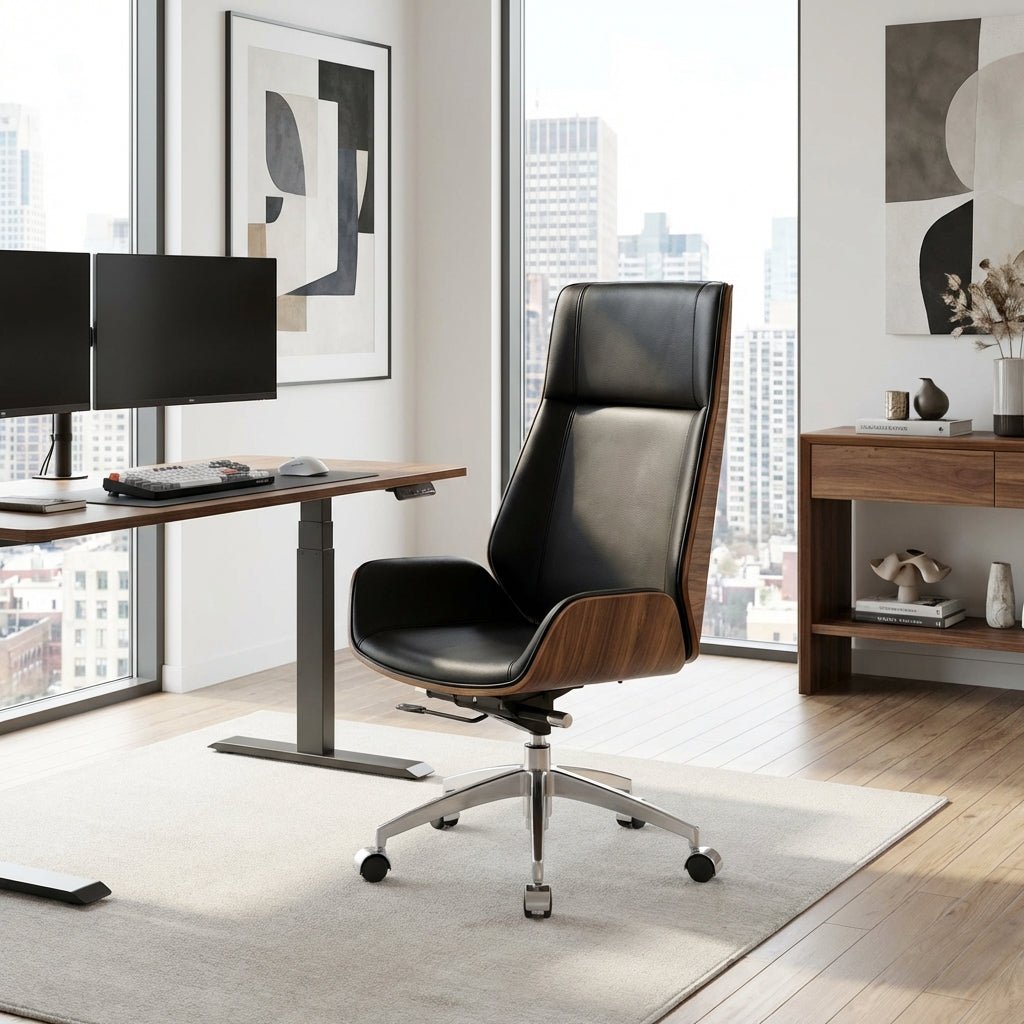 Cartagena Premium Two-Tone Leather Office Chair
