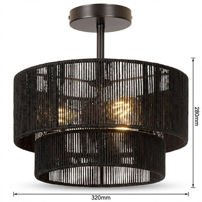 Tulum Weave Art Ceiling Light