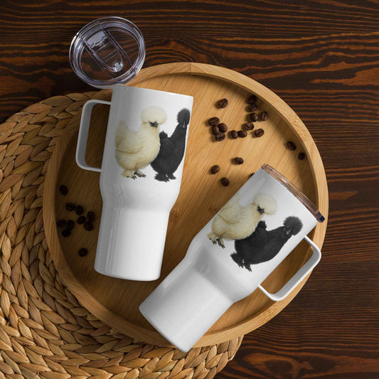Polish Travel mug with a handle