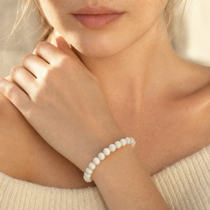 Tridacna Round Bracelet - 8mm