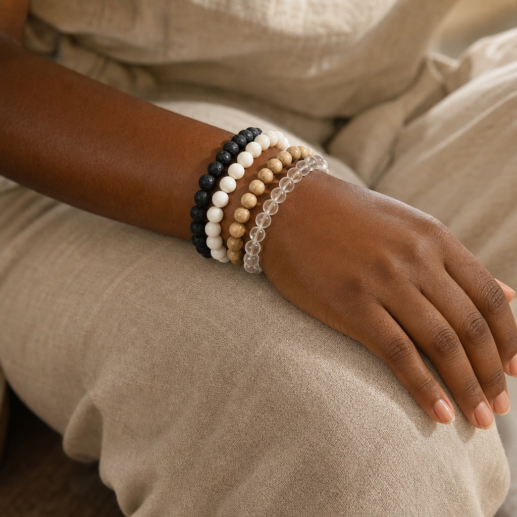 Tridacna Round Bracelet - 8mm